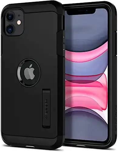 iPhone-11-Hülle Spigen Tough Armor Hülle, Schwarz
