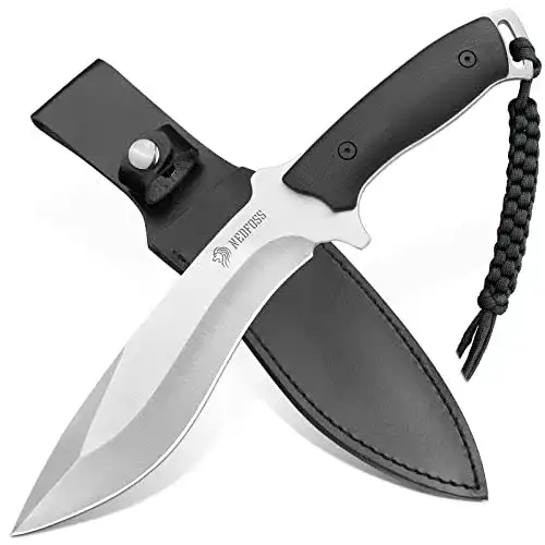 Die beste Jagdmesser NedFoss Outdoor - Messer mit Echtleder-Etui 2026 Test Bestseller Jagdmesser NedFoss Outdoor – Messer mit Echtleder-Etui
