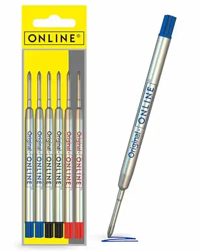 Die beste Kugelschreibermine Online 6x, G2-Format Strichstärke M 2026 Test Bestseller Kugelschreibermine Online 6x, G2-Format Strichstärke M