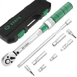 Drehmomentschlüssel 10-50 Nm VANPO 3/8″, Set