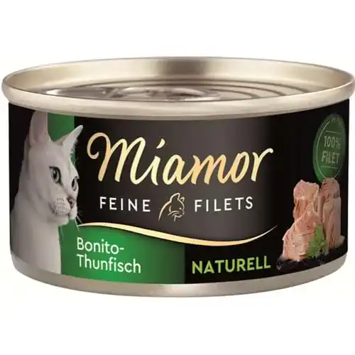 Miamor-Katzenfutter Miamor Filets Bonito-Thunfisch 24x 80g
