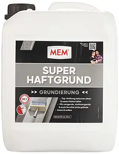 Haftgrund MEM Super-, Intensive Untergrundhaftung, 5 l, Weiß