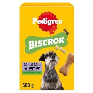 Hundekeks PEDIGREE Hundesnacks Biscrok Multi Mix, 6er Pack, 6x500g