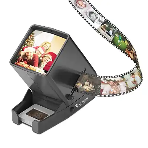 Diabetrachter RAINBEAN 35-mm-Diaprojektor, USB tragbar