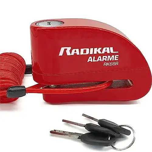 Motorrad-Diebstahlschutz RADIKAL RK66R mit Alarm