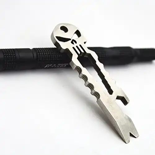 Multitool-Schlüsselanhänger Pomrone Edelstahl EDC Multi-Purpose