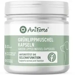 Grünlippmuschel (Hund) AniForte Grünlippmuschel Kapseln