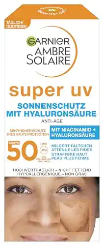 Sonnencreme Gesicht 50 Garnier Anti-Aging Sonnencreme LSF 50