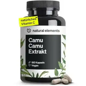 Camu-Camu-Kapseln natural elements 180 vegane Kapseln