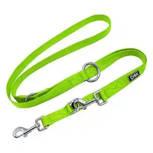 Welpenleine DDOXX Hundeleine Nylon, 3fach verstellbar, 2m