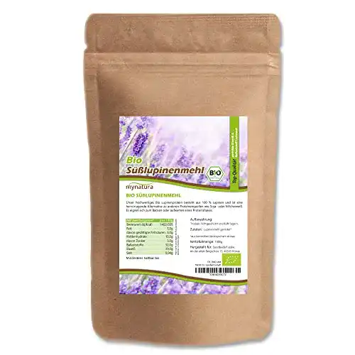 Lupinenmehl Mynatura Bio Süß 1000g I Süßlupine I Mehl