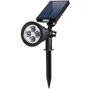 Solarleuchten AMIR Solar Strahler Außen, 2 Helligkeitsstufe, IP65