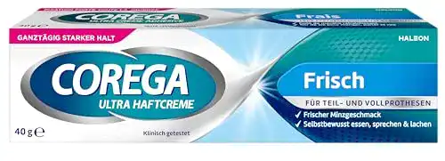 Haftcreme Corega Ultra Frisch für Zahnersatz/dritte Zähne, 1x40g