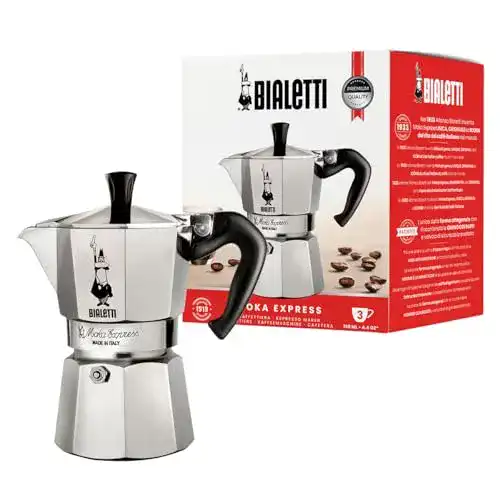 Espressokocher Bialetti 6799 Moka Express, Aluminium, 3 Tassen