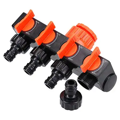 4-Wege-Verteiler Kalitec Wasser-Verteiler 4-Wege 3/4 Zoll