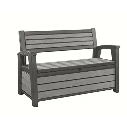 Gartenbank mit Stauraum Keter Gartenbank u. Kissenbox Hudson