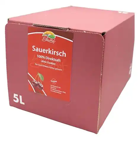 Kirschsaft Bleichhof Sauer, 100% Direktsaft OHNE Zuckerzusatz, 5l