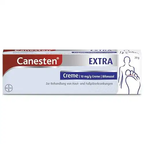 Fußpilz Creme Canesten  Extra Creme 20g gegen Haut- und Fußpilz