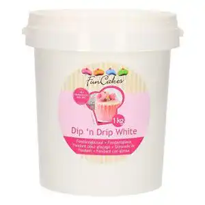 Fondant FunCakes Dip ‘n Drip Weiß 1kg