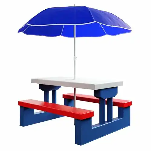 Die beste Kindersitzgruppe Deuba mit Sonnenschirm UV Schutz Picknickset 2026 Test Bestseller Kindersitzgruppe Deuba mit Sonnenschirm UV Schutz Picknickset