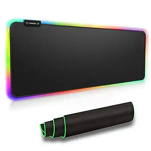 Die beste XXL-Mauspad RAGZAN RGB Gaming Mauspad mit 7 LED Farben 2026 Test Bestseller XXL-Mauspad RAGZAN RGB Gaming Mauspad mit 7 LED Farben