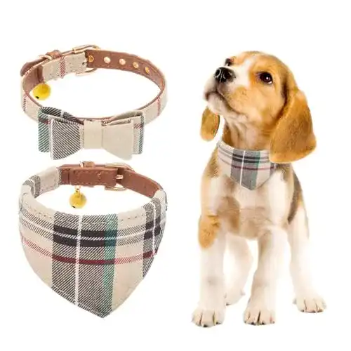 Hundehalsband Welpen BINGPET Fliege Hundehalsband 2 PCS