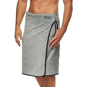 Saunakilt Herren Sowel ® , 100% Bio-Baumwolle, Saunahandtuch