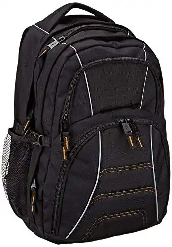 Laptop-Rucksack Amazon Basics, mit gepolsterten Schulterriemen