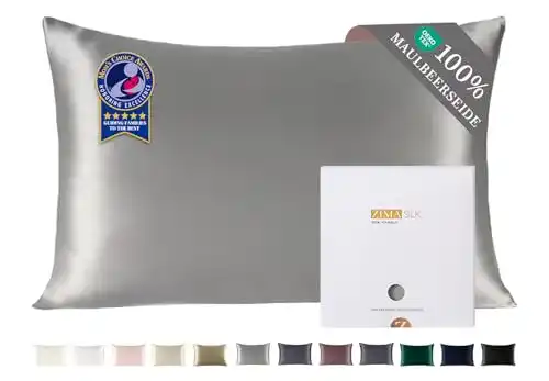 Seiden-Kopfkissenbezug ZIMASILK Kissenbezug aus 100% Seide