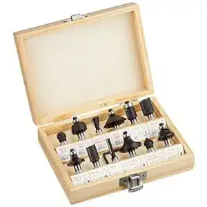 Fräser-Set Einhell Original Fräser Set 12-teilig, im Holzkoffer