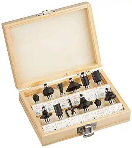 Fräser-Set Einhell Original Fräser Set 12-teilig, im Holzkoffer