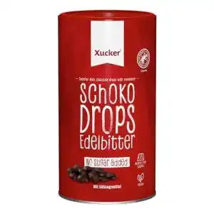 Schokodrops Xucker Schoko Drops Edelbitter 750g
