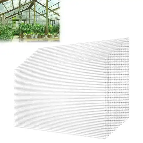Stegplatten Froadp 14 Stück UV-beständigem Polycarbonat