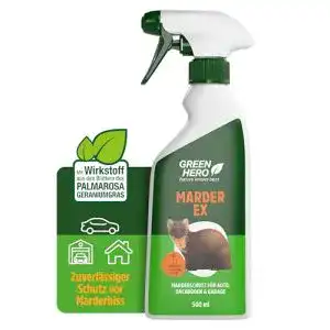 Marderspray Green Hero Marder-Ex Spray gegen Marderverbiss