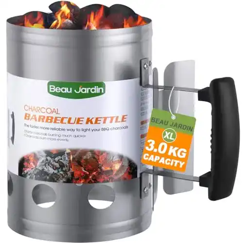 Anzündkamin BEAU JARDIN 28x18cm Rapidfire, Sicherheitsgriff