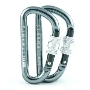 Schraubkarabiner GO!elements Mini Karabiner Micro 6 2er Pack
