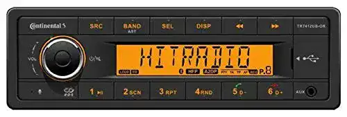 Die beste Continental-Autoradio Continental TR7412UB-OR, MP3-Autoradio 2026 Test Bestseller Continental-Autoradio Continental TR7412UB-OR, MP3-Autoradio