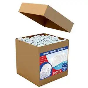Spülmaschinentabs ohne Plastik RESCH CLEANIX All in One, 500 St.