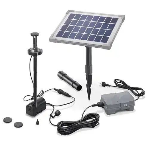 Solar-Teichpumpe Esotec Solar Teichpumpe 5 Watt Solarmodul