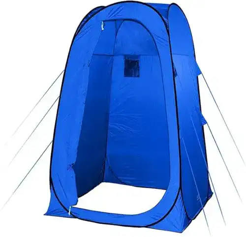 Duschzelt High Peak Zelt Rimini, blau,