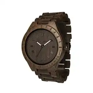 Holzuhren LAiMER Holzuhr, Black Edition aus Edelholz, analog