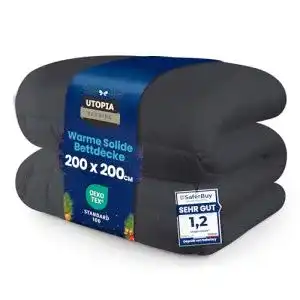 Bettdecke 200 x 200 Utopia Bedding cm Ganzjahresdecke