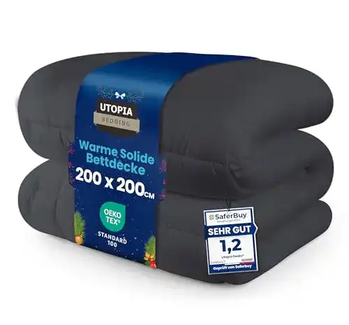 Bettdecke 200 x 200 Utopia Bedding cm Ganzjahresdecke