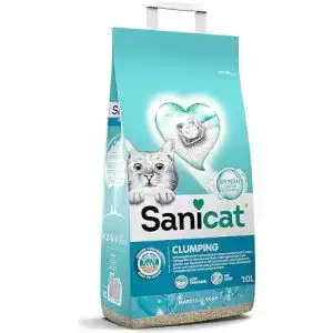 Katzen-Klumpstreu Sanicat Klumpende Bentonit 10L Pack