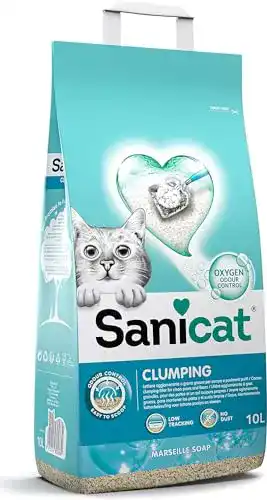 Katzen-Klumpstreu Sanicat Klumpende Bentonit 10L Pack