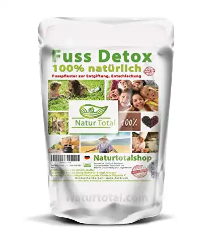 Detox-Fußpflaster Naturtotal Fuss Detox Pflaster – 6 Fuß Pflaster