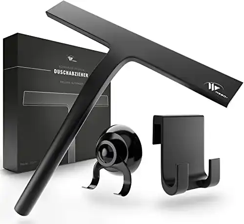 Duschabzieher Webo+ Silikon mit Edelstahlkern (23 cm)