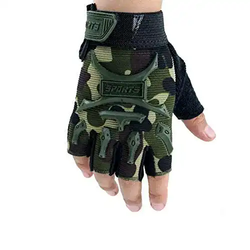 Fahrradhandschuhe Kinder Long Keeper Halbfinger
