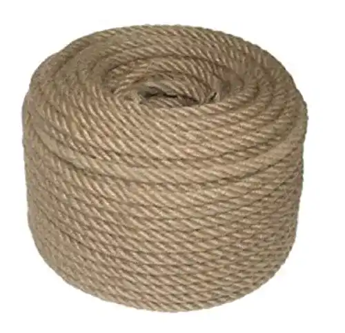 Juteseil ViaForest Natürliches Jute-Seil, 8 mm dick, 50 m lang
