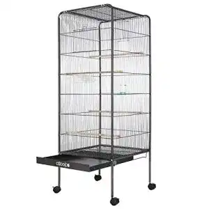 Vogelvoliere Deuba Vogelkäfig XL Vogelhaus 146x54x54cm